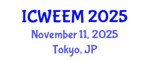 International Conference on Water, Energy and Environmental Management (ICWEEM) November 11, 2025 - Tokyo, Japan
