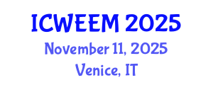 International Conference on Water, Energy and Environmental Management (ICWEEM) November 11, 2025 - Venice, Italy