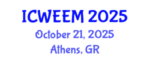 International Conference on Water, Energy and Environmental Management (ICWEEM) October 21, 2025 - Athens, Greece