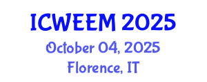 International Conference on Water, Energy and Environmental Management (ICWEEM) October 04, 2025 - Florence, Italy