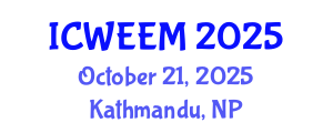 International Conference on Water, Energy and Environmental Management (ICWEEM) October 21, 2025 - Kathmandu, Nepal