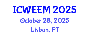 International Conference on Water, Energy and Environmental Management (ICWEEM) October 28, 2025 - Lisbon, Portugal