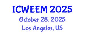 International Conference on Water, Energy and Environmental Management (ICWEEM) October 28, 2025 - Los Angeles, United States