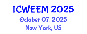 International Conference on Water, Energy and Environmental Management (ICWEEM) October 07, 2025 - New York, United States