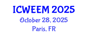 International Conference on Water, Energy and Environmental Management (ICWEEM) October 28, 2025 - Paris, France