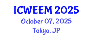 International Conference on Water, Energy and Environmental Management (ICWEEM) October 07, 2025 - Tokyo, Japan