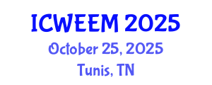 International Conference on Water, Energy and Environmental Management (ICWEEM) October 25, 2025 - Tunis, Tunisia