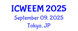 International Conference on Water, Energy and Environmental Management (ICWEEM) September 09, 2025 - Tokyo, Japan