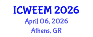 International Conference on Water, Energy and Environmental Management (ICWEEM) April 06, 2026 - Athens, Greece International Conference on Water, Energy and Environmental Management (ICWEEM) April 06, 2026 - Athens, Greece