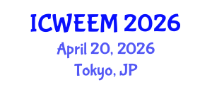 International Conference on Water, Energy and Environmental Management (ICWEEM) April 20, 2026 - Tokyo, Japan International Conference on Water, Energy and Environmental Management (ICWEEM) April 20, 2026 - Tokyo, Japan