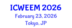International Conference on Water, Energy and Environmental Management (ICWEEM) February 23, 2026 - Tokyo, Japan International Conference on Water, Energy and Environmental Management (ICWEEM) February 23, 2026 - Tokyo, Japan