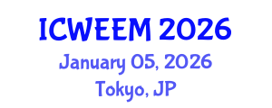 International Conference on Water, Energy and Environmental Management (ICWEEM) January 05, 2026 - Tokyo, Japan International Conference on Water, Energy and Environmental Management (ICWEEM) January 05, 2026 - Tokyo, Japan