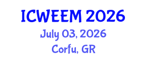 International Conference on Water, Energy and Environmental Management (ICWEEM) July 03, 2026 - Corfu, Greece