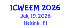 International Conference on Water, Energy and Environmental Management (ICWEEM) July 19, 2026 - Helsinki, Finland