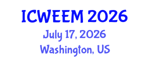 International Conference on Water, Energy and Environmental Management (ICWEEM) July 17, 2026 - Washington, United States International Conference on Water, Energy and Environmental Management (ICWEEM) July 17, 2026 - Washington, United States