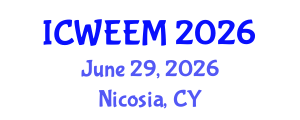 International Conference on Water, Energy and Environmental Management (ICWEEM) June 29, 2026 - Nicosia, Cyprus International Conference on Water, Energy and Environmental Management (ICWEEM) June 29, 2026 - Nicosia, Cyprus