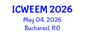 International Conference on Water, Energy and Environmental Management (ICWEEM) May 04, 2026 - Bucharest, Romania International Conference on Water, Energy and Environmental Management (ICWEEM) May 04, 2026 - Bucharest, Romania