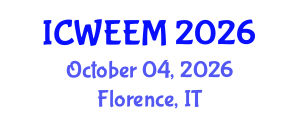 International Conference on Water, Energy and Environmental Management (ICWEEM) October 04, 2026 - Florence, Italy