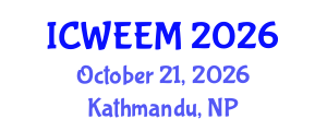 International Conference on Water, Energy and Environmental Management (ICWEEM) October 21, 2026 - Kathmandu, Nepal