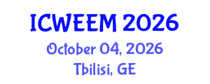 International Conference on Water, Energy and Environmental Management (ICWEEM) October 04, 2026 - Tbilisi, Georgia