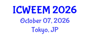 International Conference on Water, Energy and Environmental Management (ICWEEM) October 07, 2026 - Tokyo, Japan
