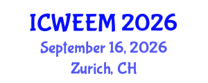 International Conference on Water, Energy and Environmental Management (ICWEEM) September 16, 2026 - Zurich, Switzerland