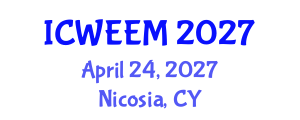 International Conference on Water, Energy and Environmental Management (ICWEEM) April 24, 2027 - Nicosia, Cyprus International Conference on Water, Energy and Environmental Management (ICWEEM) April 24, 2027 - Nicosia, Cyprus