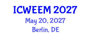 International Conference on Water, Energy and Environmental Management (ICWEEM) May 20, 2027 - Berlin, Germany