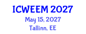 International Conference on Water, Energy and Environmental Management (ICWEEM) May 15, 2027 - Tallinn, Estonia International Conference on Water, Energy and Environmental Management (ICWEEM) May 15, 2027 - Tallinn, Estonia