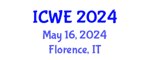 International Conference on Water Engineering (ICWE) May 16, 2024 - Florence, Italy