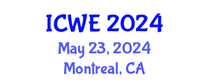 International Conference on Water Engineering (ICWE) May 23, 2024 - Montreal, Canada