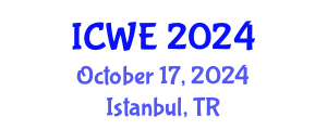 International Conference on Water Engineering (ICWE) October 17, 2024 - Istanbul, Turkey