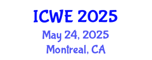 International Conference on Water Engineering (ICWE) May 24, 2025 - Montreal, Canada