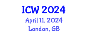 International Conference on Water (ICW) April 11, 2024 - London, United Kingdom