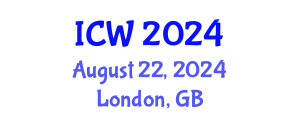 International Conference on Water (ICW) August 22, 2024 - London, United Kingdom