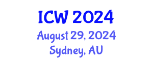 International Conference on Water (ICW) August 29, 2024 - Sydney, Australia