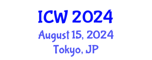 International Conference on Water (ICW) August 15, 2024 - Tokyo, Japan