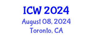 International Conference on Water (ICW) August 08, 2024 - Toronto, Canada
