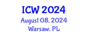 International Conference on Water (ICW) August 08, 2024 - Warsaw, Poland