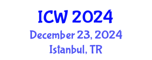 International Conference on Water (ICW) December 23, 2024 - Istanbul, Turkey