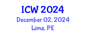 International Conference on Water (ICW) December 02, 2024 - Lima, Peru