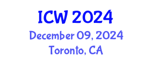 International Conference on Water (ICW) December 09, 2024 - Toronto, Canada