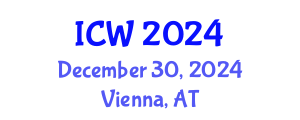 International Conference on Water (ICW) December 30, 2024 - Vienna, Austria