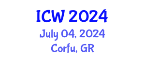 International Conference on Water (ICW) July 04, 2024 - Corfu, Greece