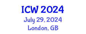 International Conference on Water (ICW) July 29, 2024 - London, United Kingdom