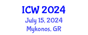 International Conference on Water (ICW) July 15, 2024 - Mykonos, Greece