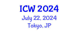 International Conference on Water (ICW) July 22, 2024 - Tokyo, Japan