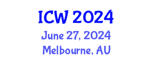 International Conference on Water (ICW) June 27, 2024 - Melbourne, Australia