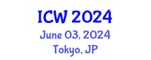 International Conference on Water (ICW) June 03, 2024 - Tokyo, Japan