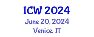 International Conference on Water (ICW) June 20, 2024 - Venice, Italy